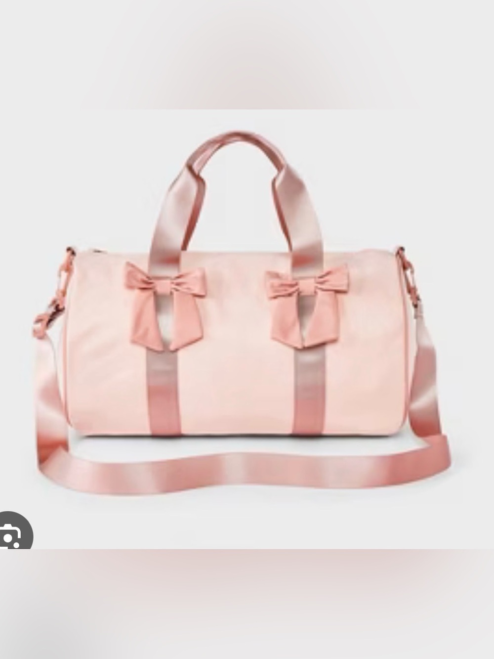 Girls Duffle Bag with Bows